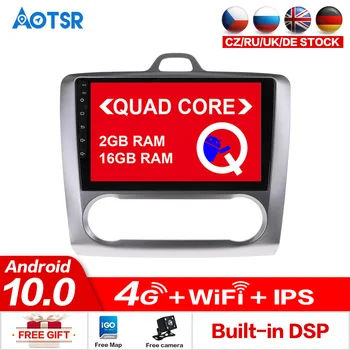 

AOTSR Android 10.0 16GB Car Accessories For Ford Focus 2004-2011 Car GPS Navigation Multimedia 2 din Stereo Bluetooth DVD Player