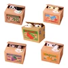 Panda Coin Box Kids Money Bank Automated Cat Thief Money Boxes Toy Gift for Children Coin Piggy Money Saving Box Home Decor Cute 5