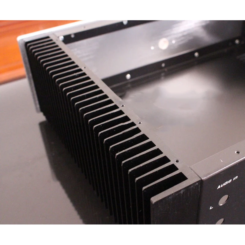Caixa de Alumínio Dissipação de Calor Classe a A4311 Kyyslb-capa Amplificadora Chassis Amplificador 430x115x305mm Diy - Image 5