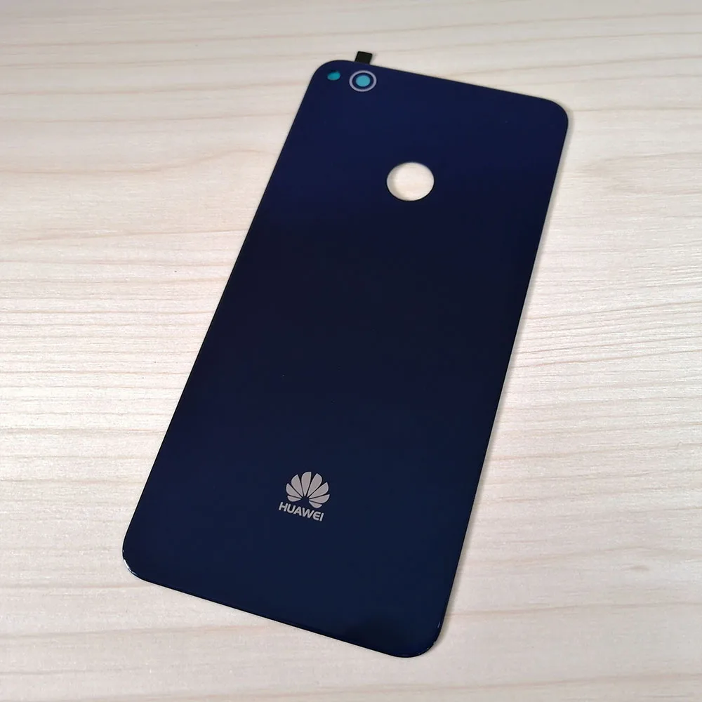Blue p9 lite 2017 huawei задняя крышка корпуса задняя дверь для huawei P8/P9 Lite Задняя стеклянная крышка батарейного отсека Замена панели - Цвет: Blue p9 lite 2017
