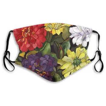 

Fillter Cloth for Men Spring Blooms Warm Windproof Cloth Half Face Ear Loops for Running Double Protection