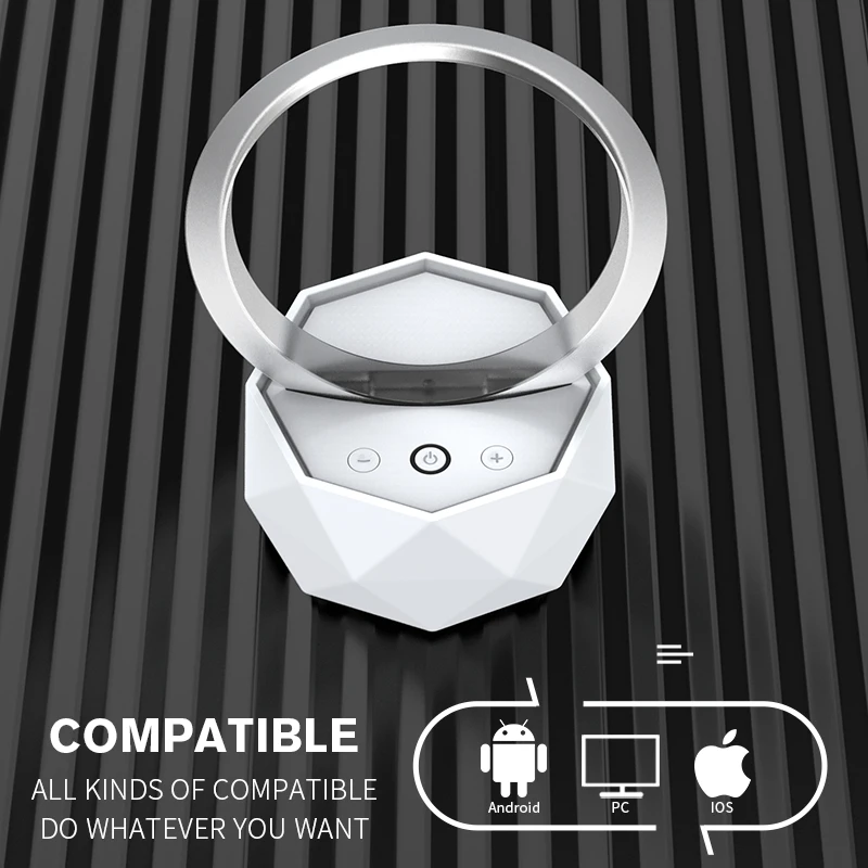 Ночной светильник, Bluetooth 5,0, умный беспроводной динамик, 6D, бас, стерео звук, громкий динамик, плеер с микрофоном, для улицы, портативный