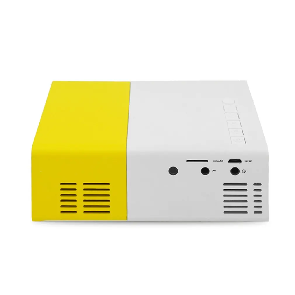 

Hot EU Plug LED Mini Home Projector 320*240 HD 1080P HDMI USB Projector Ultra Portable Media Player Beamer Built-in Battery
