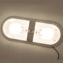 Караван аксессуары 12-24 в автомобильный интерьерный светодиодный купольный светильник потолочный светильник с переключателем для RV Морской лодки яхты кемпинга автомобиля дома на колесах