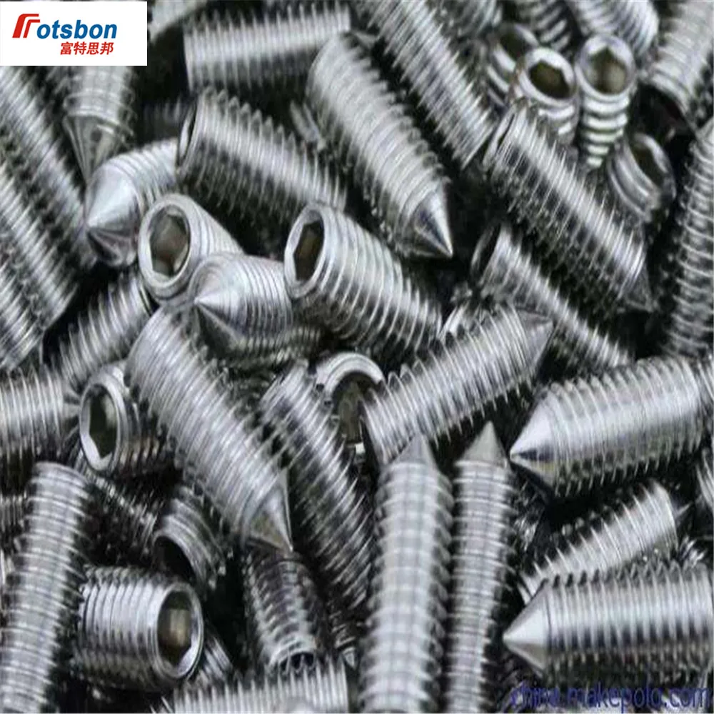 

M5 Hex Socket Grub Screw Hexagon Set Screws With Cone Point Stainless Steel Vis Inoxydable Rvs Parafuso Inox Vida DIN914/ISO4027