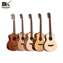 Акустическая гитара 36 дюймов 34 твердой древесины музыкальные Струнные инструменты стальные струны детские дорожные гитары ras профессиональный китайский бренд
