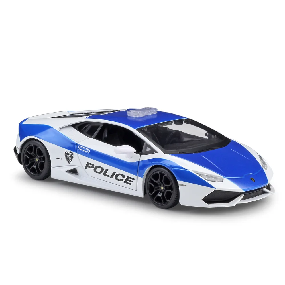 Полицеский автомобиль Maisto 1:24 Lamborghini LP610 модифицированная модель автомобиля из