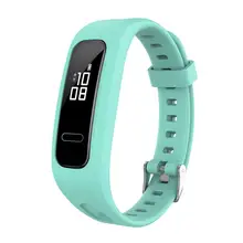 Силиконовые умные часы браслет ремешок замена ремешок для huawei Band 3e huawei Honor Band 4 версия для бега