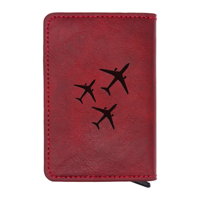 Классический 3 летательный аппарат Rfid кошелек Очаровательные Мужчины Женщины