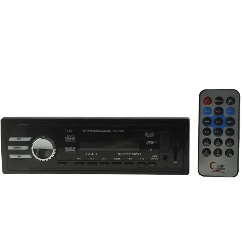 12 в автомобильный стерео радио MP3 стерео автомобильный аудио плеер 1 Din размер в-тире fm-радио USB/SD/MMC/AUX-In пульт дистанционного управления 5 в зарядное устройство