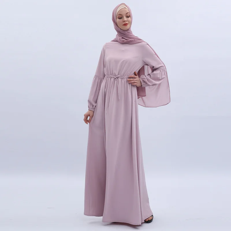 WEPBEL арабский, из Дубая народный обычай женское мусульманское платье с длинным рукавом-фонариком abaya модное свободное элегантное вечернее платье Исламская одежда