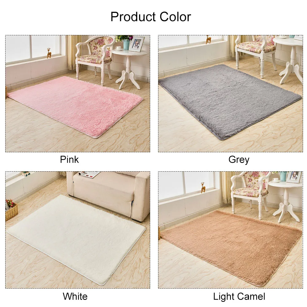 Противоскользящий ковер, ультра мягкий пушистый ковер прямоугольной формы, коврик для гостиной, спальни, ванной комнаты, домашний декор