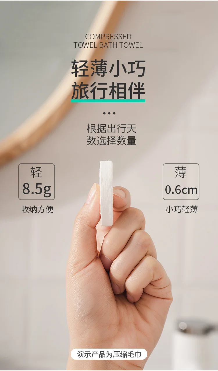 Xiaomi Mijia одноразовое сжатое полотенце, Хлопковое полотенце, портативное, для путешествий, банное полотенце, пляжное, праздничное, эфирное, мягкое полотенце