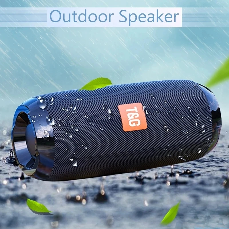 Portable Bluetooth Speaker,Mini Wireless Bluetooth Speaker for Outdoors with Bass and Loud HD Stereo Sound,Built-in Mic,Car Handsfree Call AUX and TF Card for iPhone,iPad,Tablet,Laptop,red