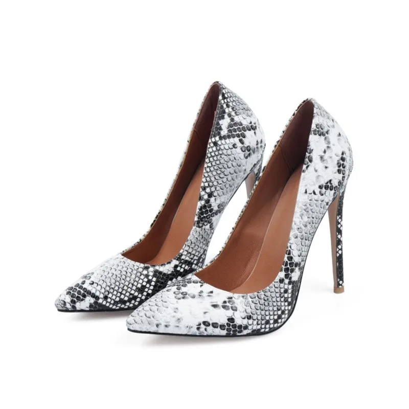 

2020 New Women Sandals Fashion High Heel Sandals Female Roman Snake Pattern Summer Shoes Sexy Thin Heel Sandalias Shoes