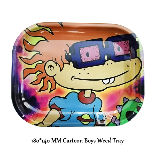 Metal Tinplate Plate Accessories, Cartoon Rolling Tray Kit