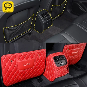 

CarManGo Auto Car Care Seat Back Protector Cover Anti-kick Mat Pad Cushion Interior Accessorie for Audi A4 A5 S4 S5 B9 2017-2020