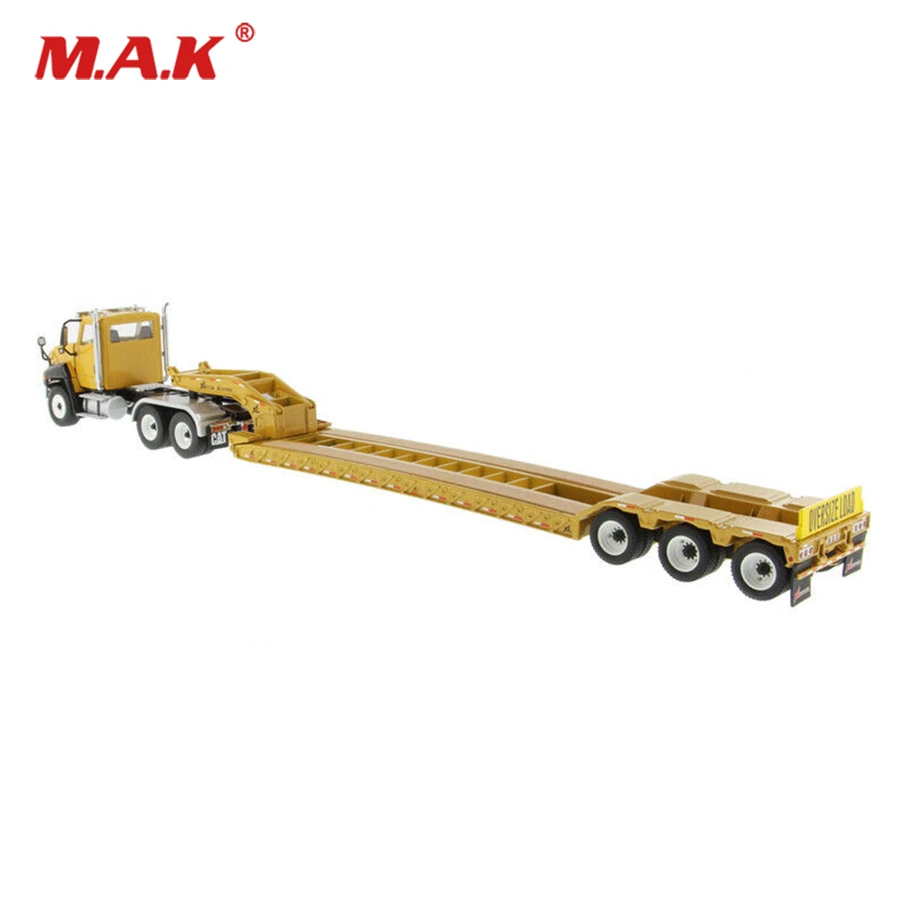 

Kid Model Toys for Boys 1/50 Diecast Alloy CT660 Day Cab with XL 120 Low-Profile HDG Lowboy Trailer 85503C Truck Vehicle Model