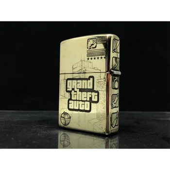 

Original Zippo lighter engraved with the GTA