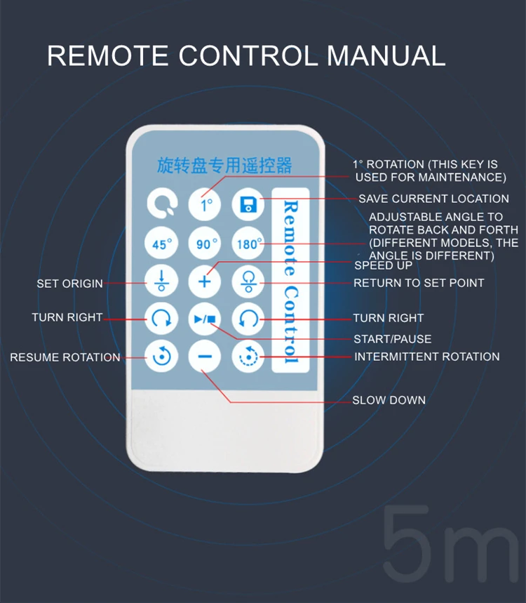 42 52 60cm de controle remoto que