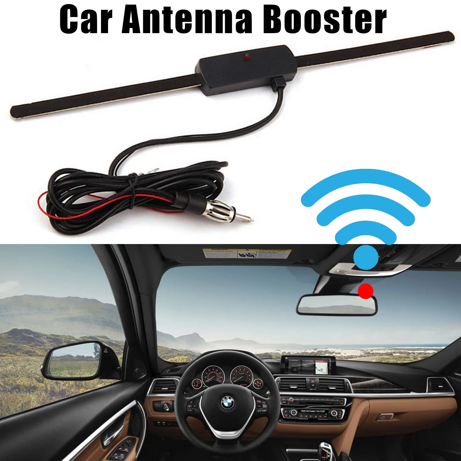 Antenne D'autoradio - Antenne Dab Amplificateur Intégré De Radio