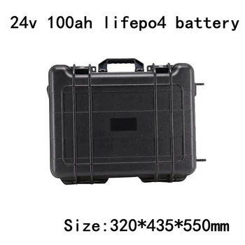 

Lifepo4 24v 100ah Lifepo4 Battery Pack for Electric Tricycle Fishing Boat Industrial Robot + 10A Charger