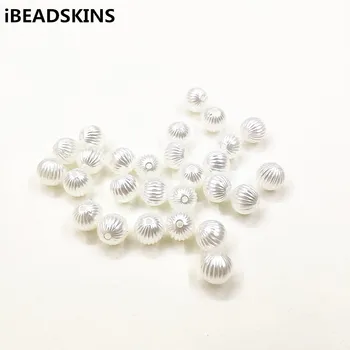 

New arrival! 10mm 1100pcs Imitation pearls stripe round shape beads for Necklace,Earrings parts,hand Made Jewelry DIY
