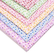 500 см x 150 см, 6 цветов, маленькие милые розовые цветы, полиэфирная ткань для шитья одежды, самодельные аксессуары для волос, праздничная вечеринка