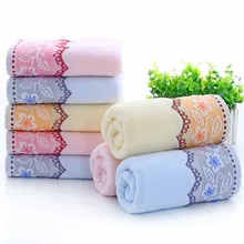 Хлопок банное полотенце 70*140 Чистый хлопок однотонный цвет Прерванный толстый абсорбирующий Подарок 32 единицы стиль хлопок банное полотенце