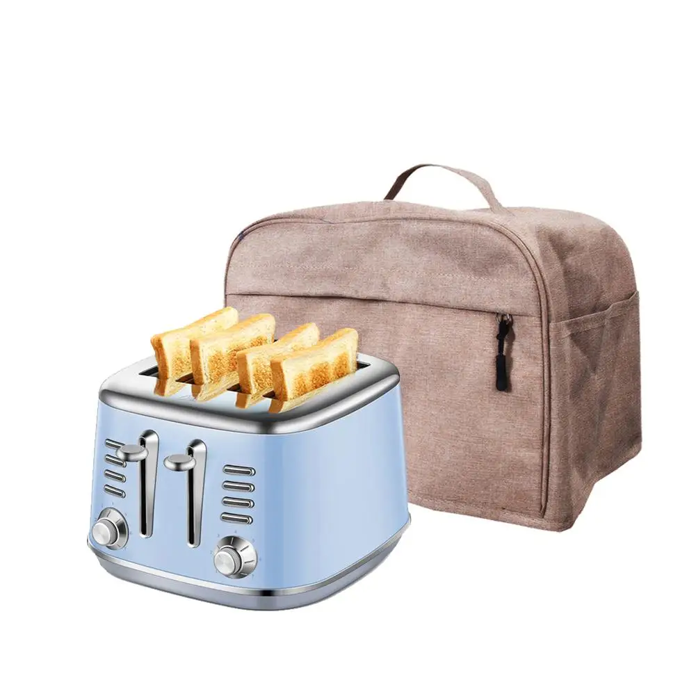 

Hot Dog Toaster Dust Cover -Toaster Cover Watweproof Dustproof Fingerprint Protection Cover with Pockets Kitchen Accessories
