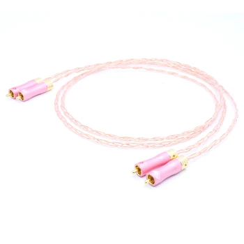 

3Cu Multiple Copper RCA to RCA Male to Male Audio Cable Gold Plated RCA 3Core Twist Audio Cable for Home Theater