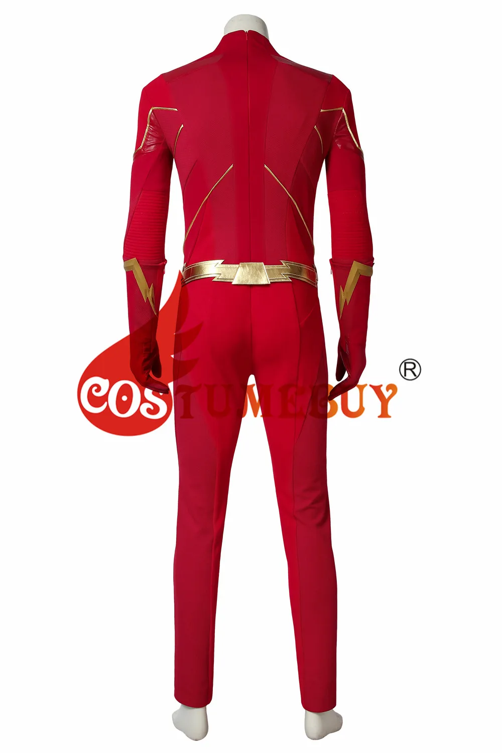 CostumeBuy флэш сезон 6 Барри Аллен косплей костюм Взрослый мужской Хэллоуин супергерой комбинезон костюм L9320
