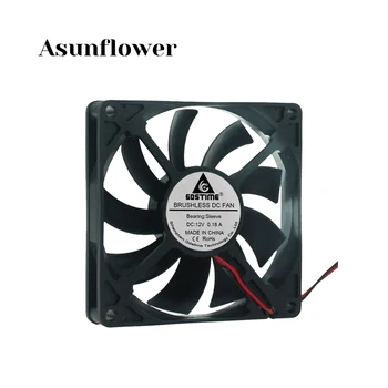 

DC 12V 0.18A 80x80x15mm PC Case Fan 2pin Brushless PC Fan cooler