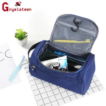 

Makeup Bag Women Bags black Waterproof Travel Cosmetic Bag Organizer Case Necessaries Make Up Wash kit Toiletry Cheap Bag