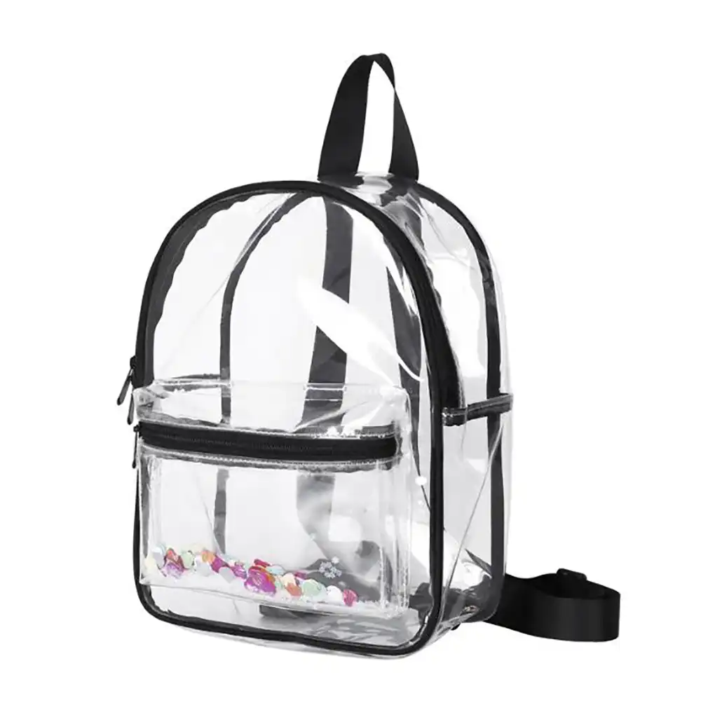 clear back bag
