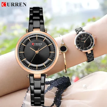 

CURREN Brand Quartz Watch Ladies Waterproof Stainless Steel Watch for Women Watch Fashion Romantic Woman Watch Relogio Faminino