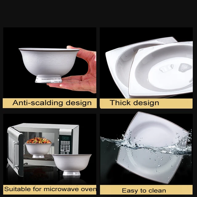 Csont Asztali Edények Kerámia Étel Kínai Ételek Étkészletek - Image 3