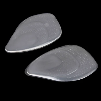 

5 Pairs Women Silicone Gel Shoe Insoles Cushion Front Pads For Sandal High Heel