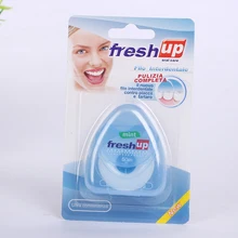 Мятный вкус экологичный сменный зубочистка 50 м длинный Бамбук-04