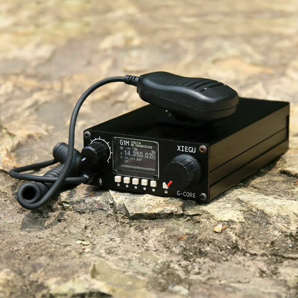 Новейший G-CORE SDR любительский радиоприемник XIEGU G1M SSB/CW 0,5-30 МГц Мобильный радиоприемник HF трансивер Ham QRP