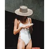 Summer hats for women Retro flat hat brim hand-made Hollow design raffia straw hat ladies outdoor sun protection beach straw hat ► Photo 3/6