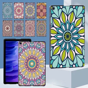 Ultra Slim Tablet Case For Samsung Galaxy Tab A7 10.4 Inch T500 T505 Mandala Pattern Durable New Shell + Free Stylus