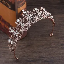 Дизайн в стиле барокко, с украшением в виде кристаллов и короны, диадемы Noiva невесты Свадебная вечеринка украшения для волос Принцесса queen диадемою