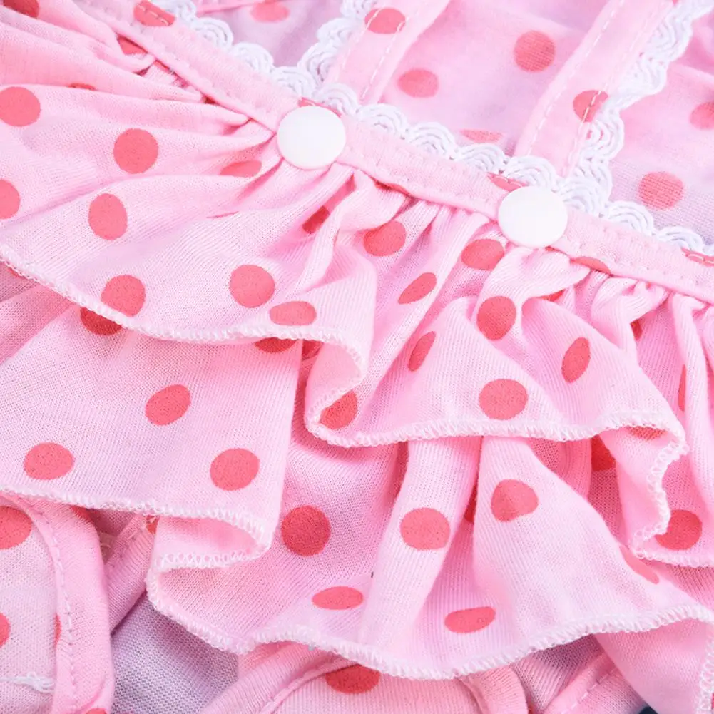 Pet Dog Panties Strap Sanitary Adjustable Dog Dot Print Underwear Diapers Physiological Pants Puppy Shorts Drop Shipping