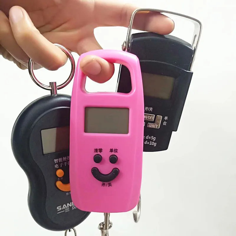 

Portable Electronic Scale Portable Fishing Parcel Scale Lifting Hook Luggage Fair Scale hu lu cheng