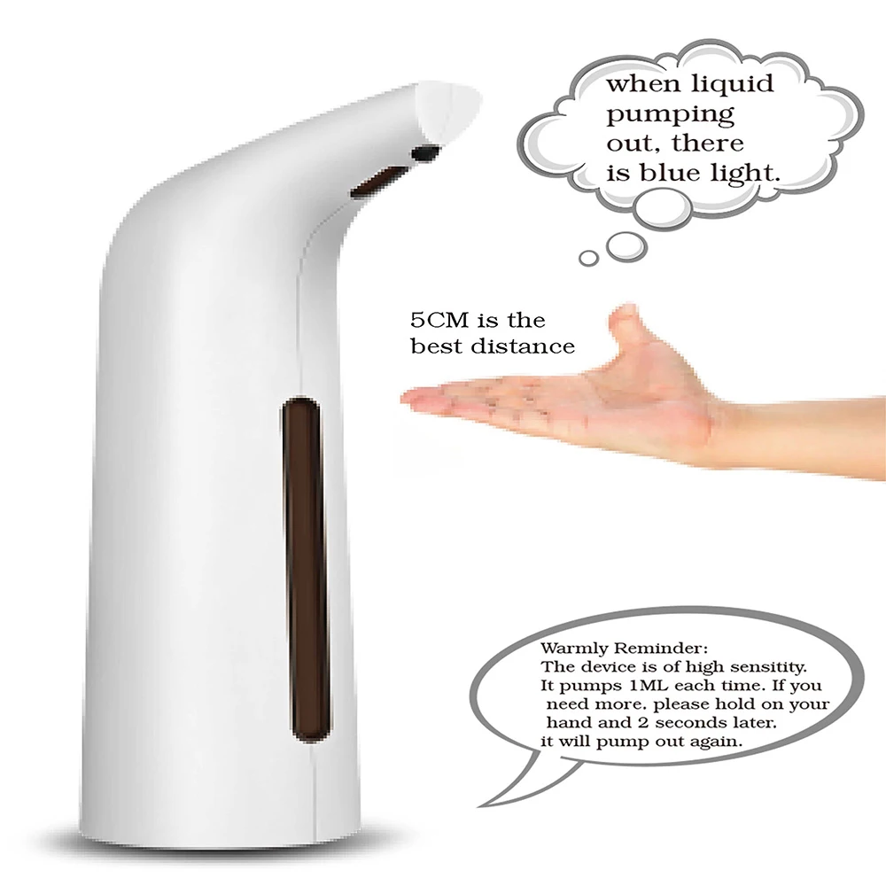 

Household Liquid Soap Dispenser Automatic Sensor Soap Dispensers Pump Shower Kitchen Soap Bottle for Bathroom Washroom