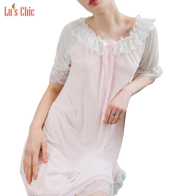 petite long nightgowns