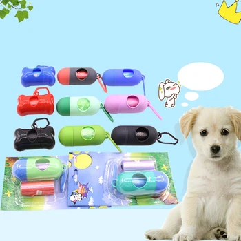 

Portable bone dog trash can garbage cleaning dog poop bag outdoor dog cleaning bag pet accessories supplies