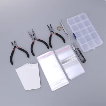 

DIY Jewelry Making Tool Sets Pliers Handmade DIY Mixed Color Beading Kits