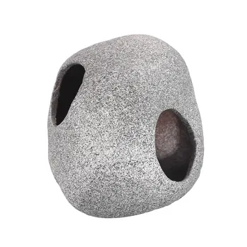 

Cave Rock Ornament Shrimp Breeding Ceramic Ceramic Stone Decor Micro-Landscape Bream Photography Prop Simulated Raptile Hide